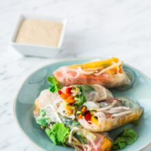 Spring rolls z mango
